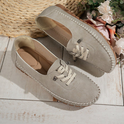 Komfortable, uformelle loafers for kvinner