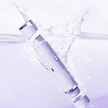 🪒48 % RABATT! 💜 Elektrisk kroppshårtrimmer med dobbelt hode – Vanntett, hypoallergenisk og perfekt for sensitiv hud! 🚿✨
