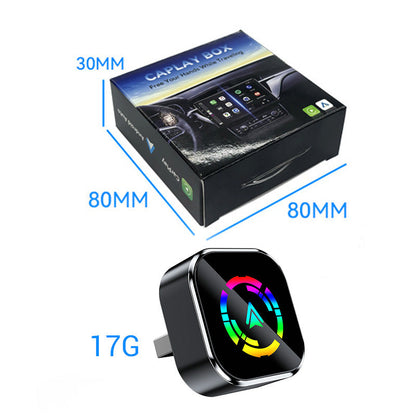 2-i-1 trådløs adapter for iPhone og Android Auto