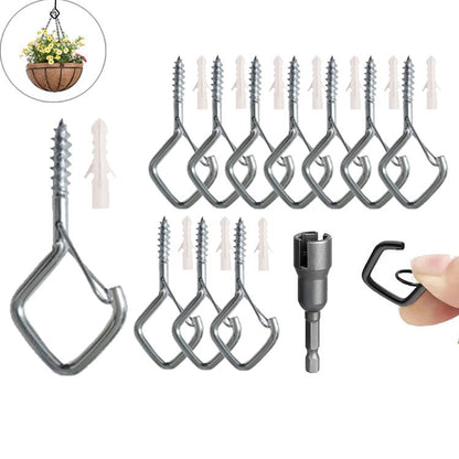 🛠️48 % RABATT NÅ! 🔒 20 stk. firkantede trykknappkroker – sikker lås, allsidig og slitesterk for bonsai, lys og dekor ✨