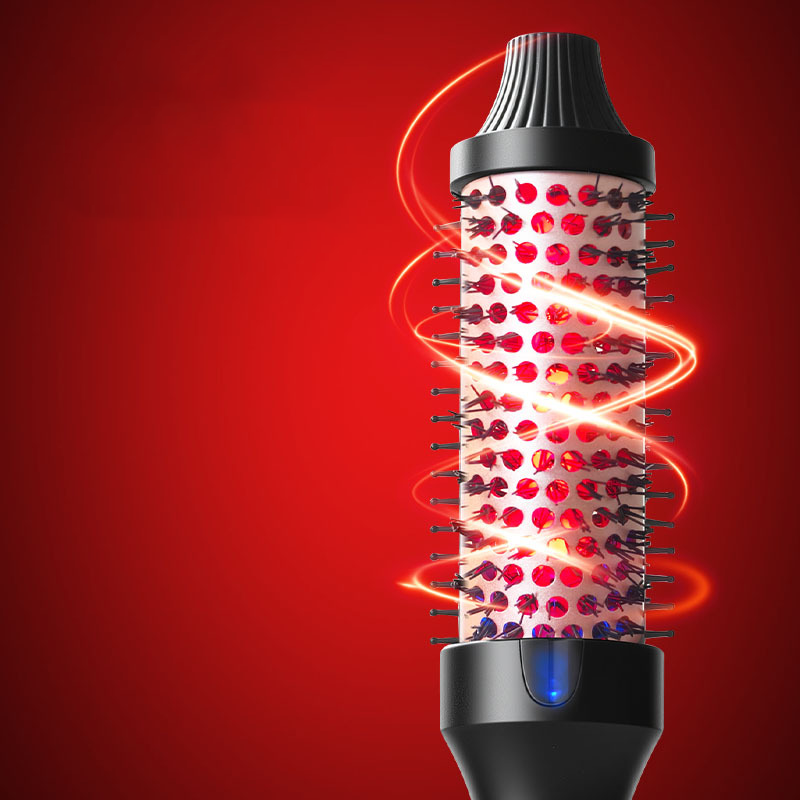 2-i-1 hårrettetang og krølltang Oppvarmet kam