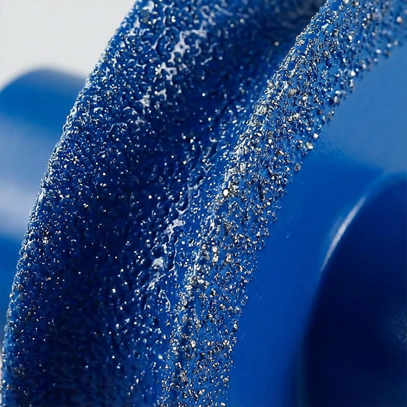 Konkav kantslipeskive for stein