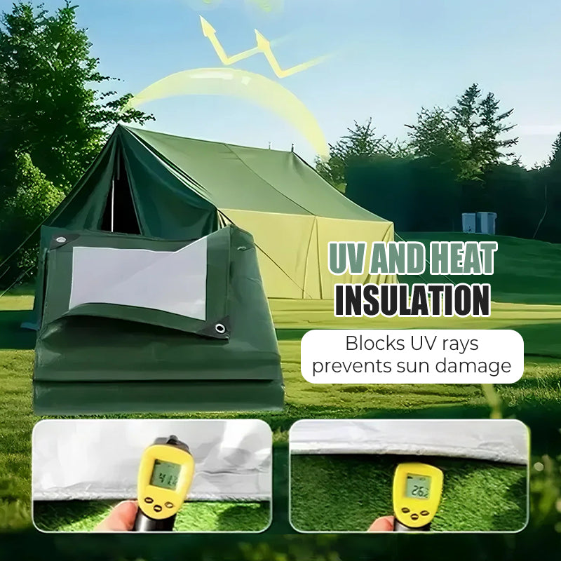 🏕️2026 Campingplan 48 % rabatt!⛱️Utendørs vanntett UV-beskyttende lerretstoff