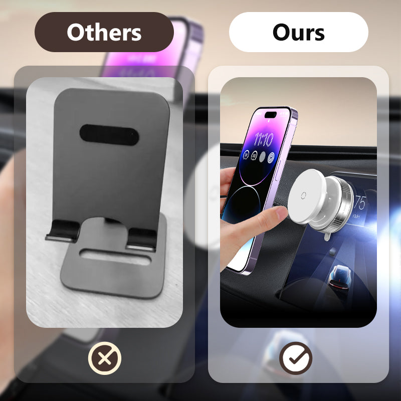 📱 48% RABATT! 360° Roterende Ventosus-telefonstøtte – Universell, Stabil Som Feste & Ingen Fravik! 🔄