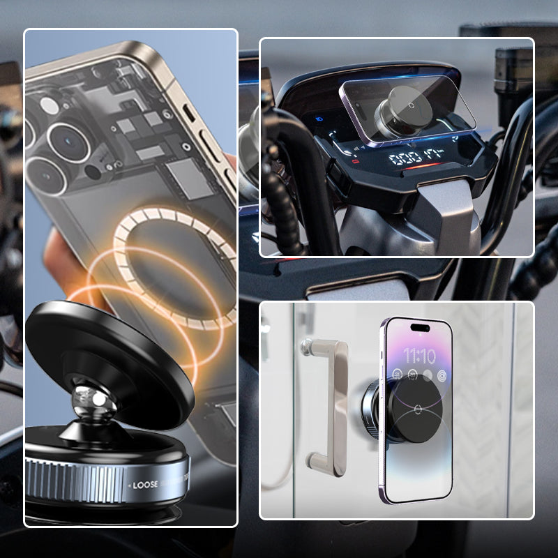 📱 48% RABATT! 360° Roterende Ventosus-telefonstøtte – Universell, Stabil Som Feste & Ingen Fravik! 🔄