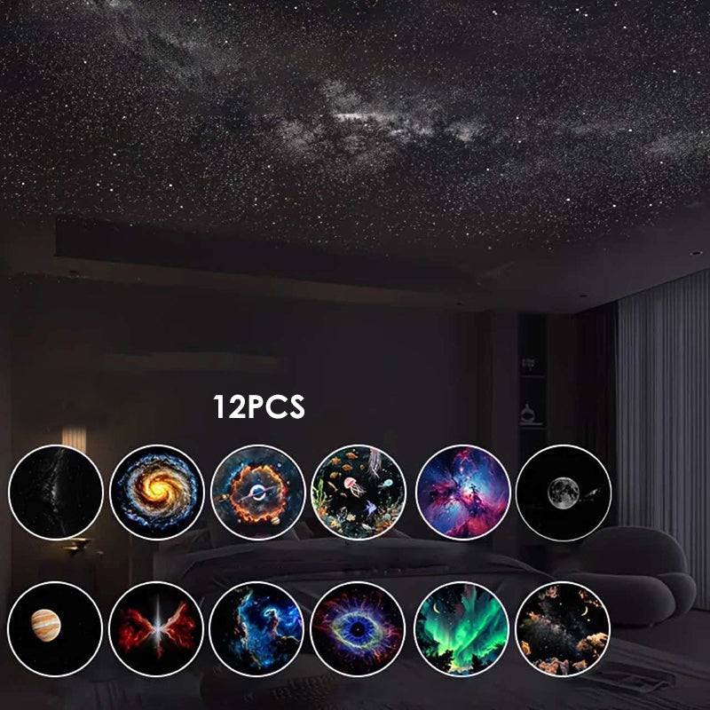 🔭 Få 48 % rabatt nå! 🌌 2-i-1 stjernehimmelprojektor og nattlys – to moduser, utskiftbar film, USB-drevet – Skap en fredelig natt og et drømmeaktig rom 🛌