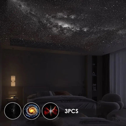 🔭 Få 48 % rabatt nå! 🌌 2-i-1 stjernehimmelprojektor og nattlys – to moduser, utskiftbar film, USB-drevet – Skap en fredelig natt og et drømmeaktig rom 🛌