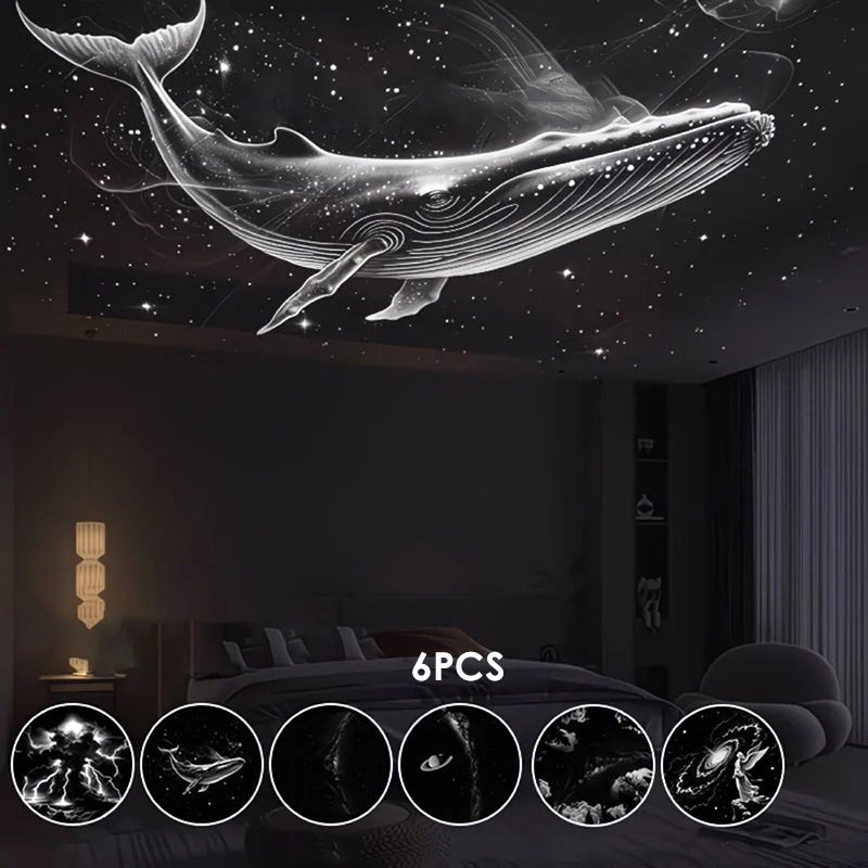 🔭 Få 48 % rabatt nå! 🌌 2-i-1 stjernehimmelprojektor og nattlys – to moduser, utskiftbar film, USB-drevet – Skap en fredelig natt og et drømmeaktig rom 🛌