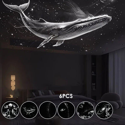 🔭 Få 48 % rabatt nå! 🌌 2-i-1 stjernehimmelprojektor og nattlys – to moduser, utskiftbar film, USB-drevet – Skap en fredelig natt og et drømmeaktig rom 🛌