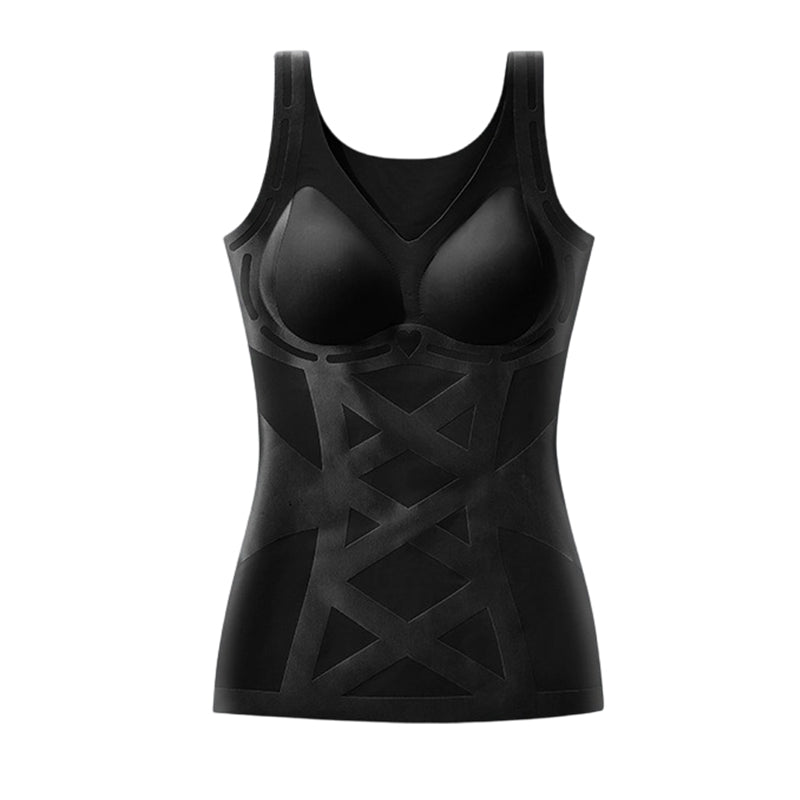Sømløs kroppsformende camisole med innebygd BH