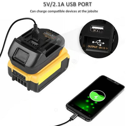 📢📢48% RABATT!! ⏰🔌 Litiumbatteriadapter for 18V batteriverktøy – enkel montering og stabil strømtilkobling