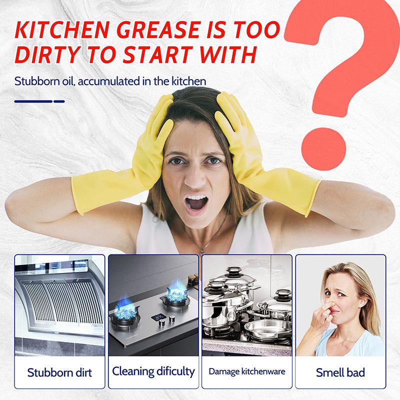 🔥2026 BESTE SALG🔥Multifunksjonell kraftig kjøkkenskumrenser🏠