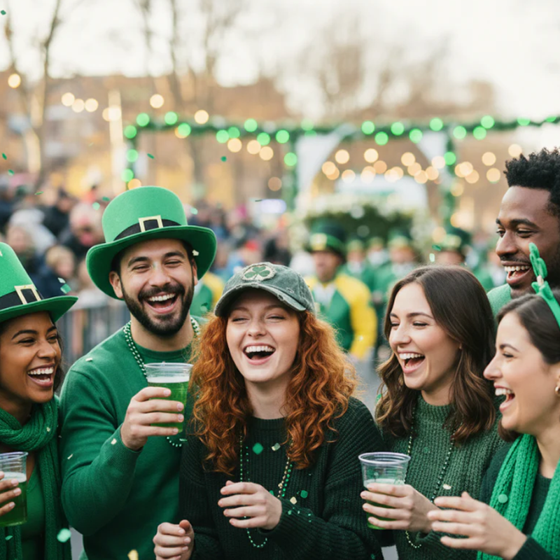 Vintage Distressed Shamrock baseballcaps