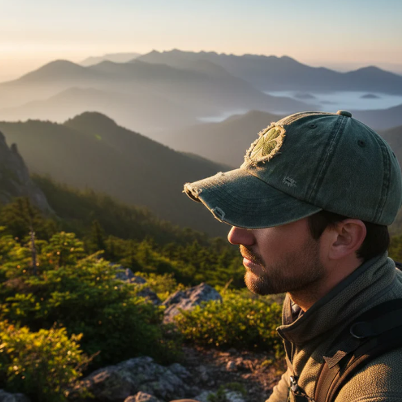 Vintage Distressed Shamrock baseballcaps