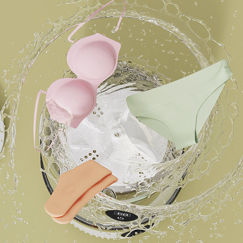 🎉 Nyttårsgave – 48 % RABATT! 🧺 Trådløs minivaskemaskin for undertøy: Dyprens + Bakteriereduksjon – Tryggere enn håndvask!
