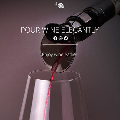 🍷 2-i-1 Vinbesparer – Vakuumpumpe og forsegler, Bevarer friskhet og aroma ✨