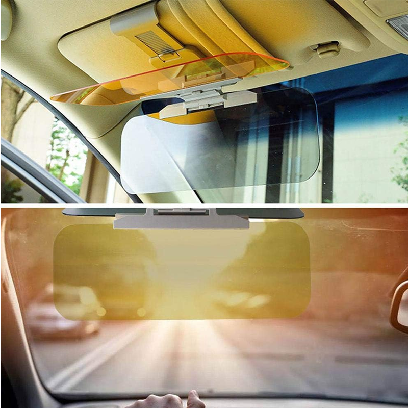 🚗 Anti-blendings solskjerm for bil – 2-i-1 dag/natt, justerbar, PVC. Tryggere kjøring i sol og mørke! ✨🛡️
