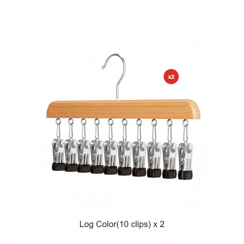 360° svingbar garderobeorganisator med flere kroker