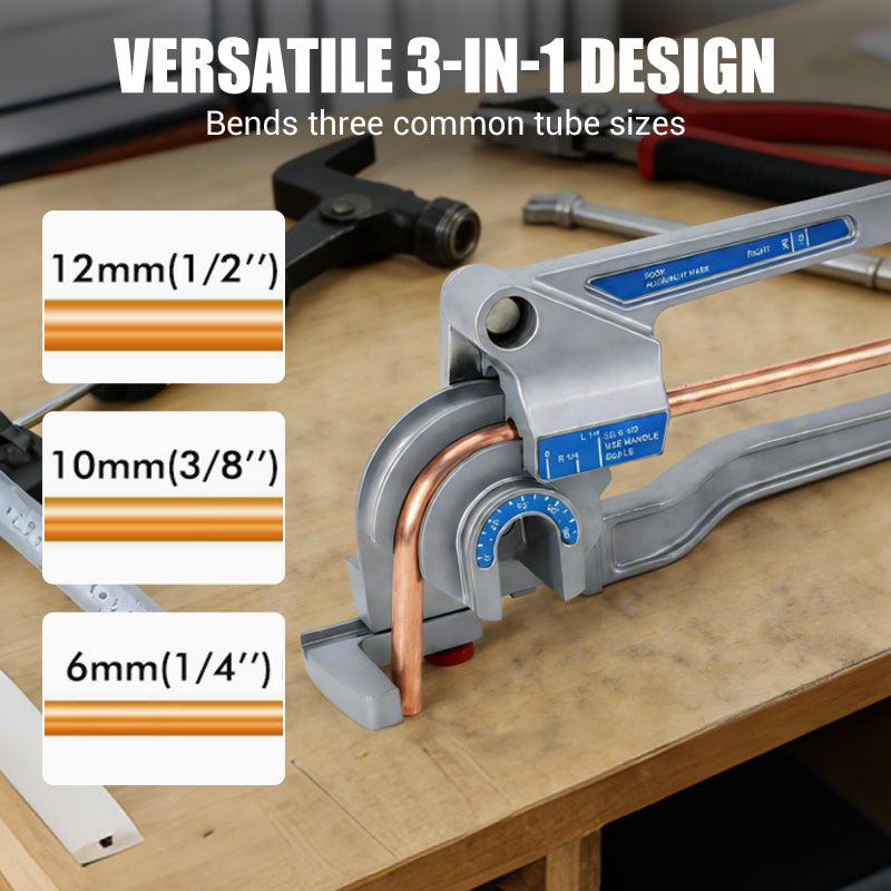 3-i-1 manuell rørbøyer