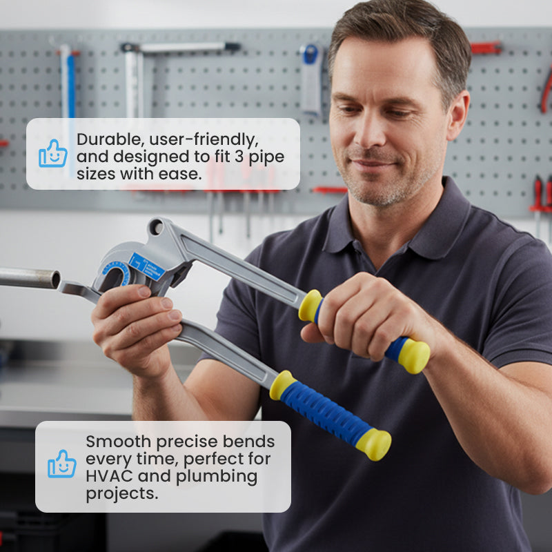 3-i-1 manuell rørbøyer