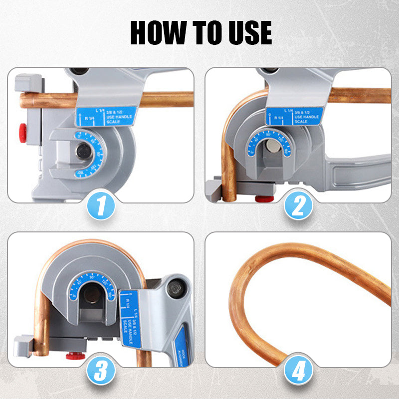 3-i-1 manuell rørbøyer