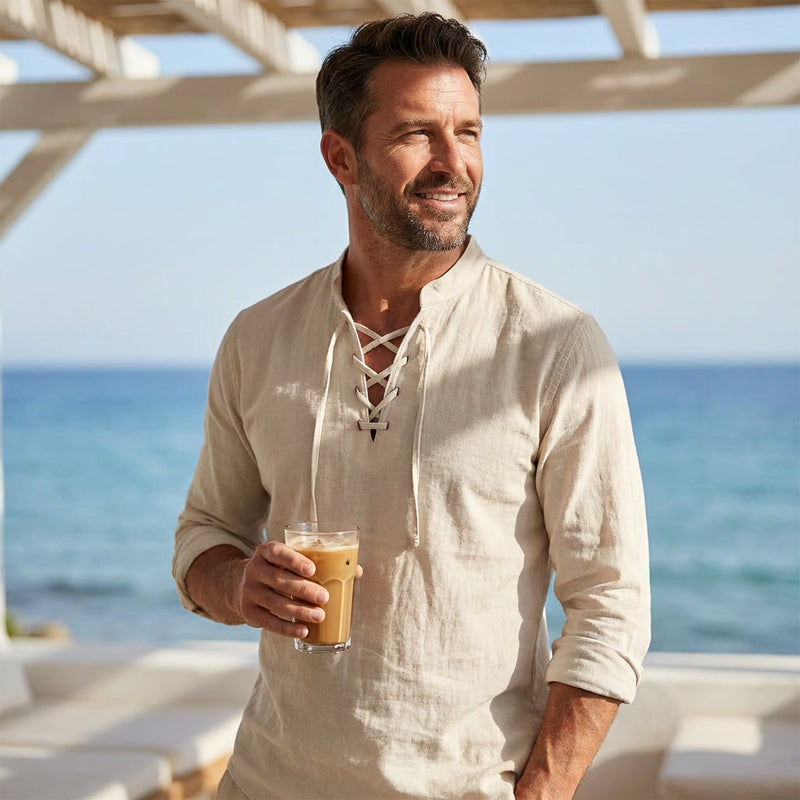 🔥Tidsbegrenset tilbud – Ensfarget skjorte for menn