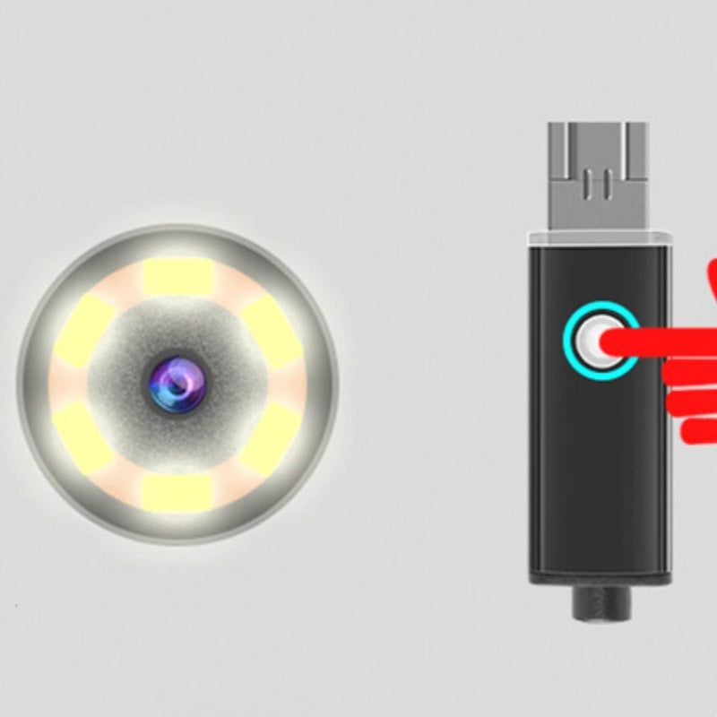 3-i-1 vanntett USB-endoskopkamera med LED-lys