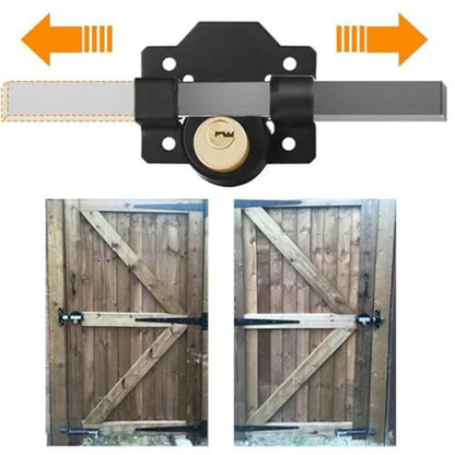🔒 50/70 mm lang åpningsportlås – Maksimal sikkerhet med 5 nøkler! 🛡️🔑