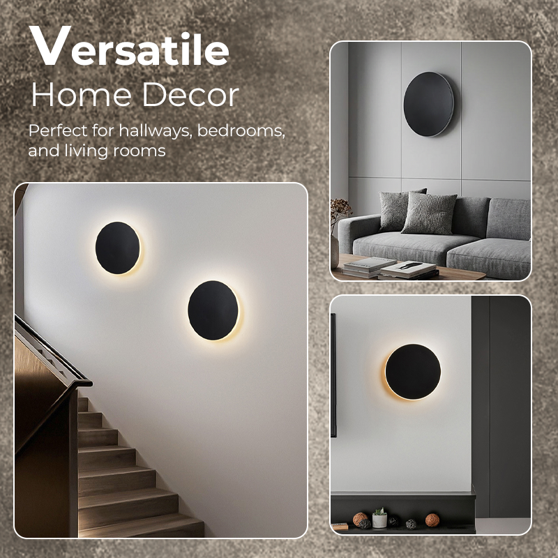 48 % RABATT!! 🌟Moderne runde LED-vegglamper