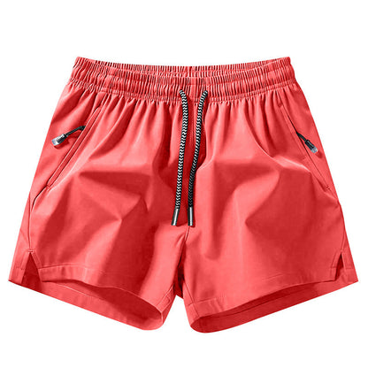 🏆 Meilleure Vente 2026 | Treningsshorts med hurtigtørkende teknologi | Glidelåslommer for nødvendigheter 📱💨【-48%】