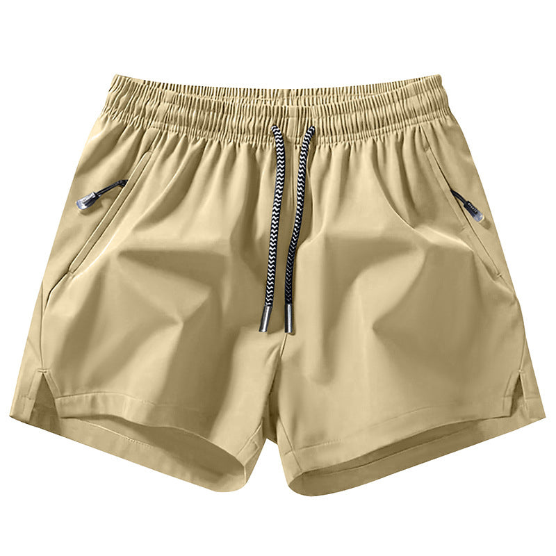 🏆 Meilleure Vente 2026 | Treningsshorts med hurtigtørkende teknologi | Glidelåslommer for nødvendigheter 📱💨【-48%】