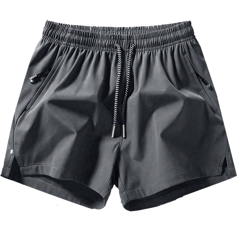 🏆 Meilleure Vente 2026 | Treningsshorts med hurtigtørkende teknologi | Glidelåslommer for nødvendigheter 📱💨【-48%】
