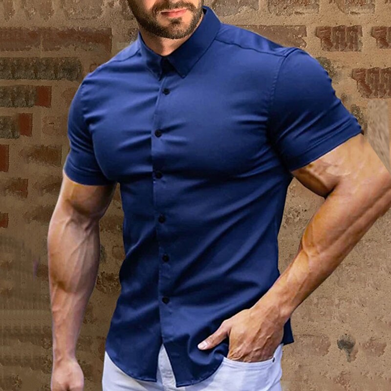 👔 48 % RABATT NÅ! ✨ Herreskjorter uten strykejern – Rynkefrie, komfortable hele dagen og perfekte for business eller casual 👕