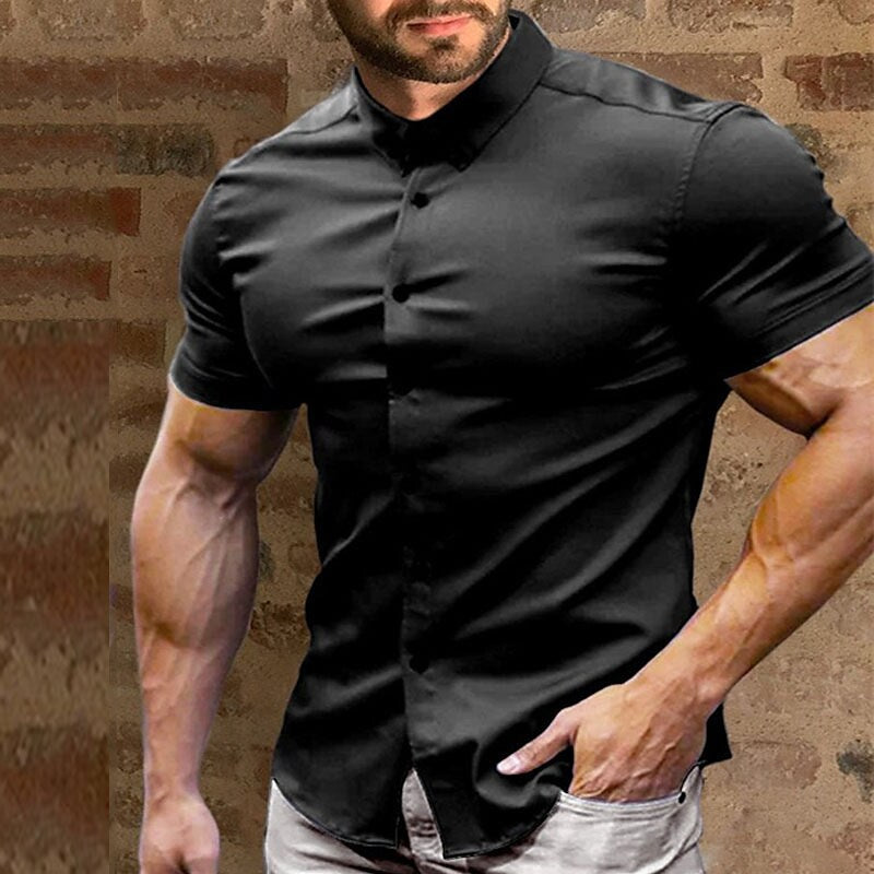 👔 48 % RABATT NÅ! ✨ Herreskjorter uten strykejern – Rynkefrie, komfortable hele dagen og perfekte for business eller casual 👕