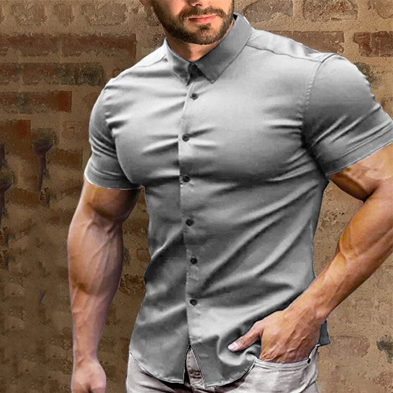 👔 48 % RABATT NÅ! ✨ Herreskjorter uten strykejern – Rynkefrie, komfortable hele dagen og perfekte for business eller casual 👕