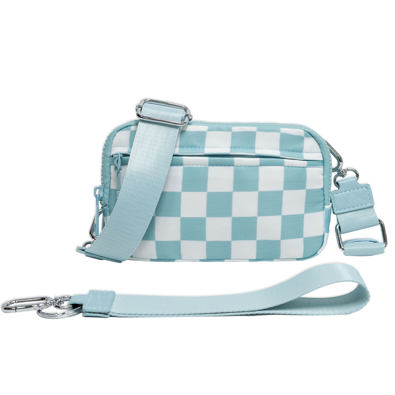 🌞Gjør våren frisk med 48 % rabatt!🎒 Unisex rutete belteveske – Allsidig å bruke som crossbody, belteveske eller håndveske