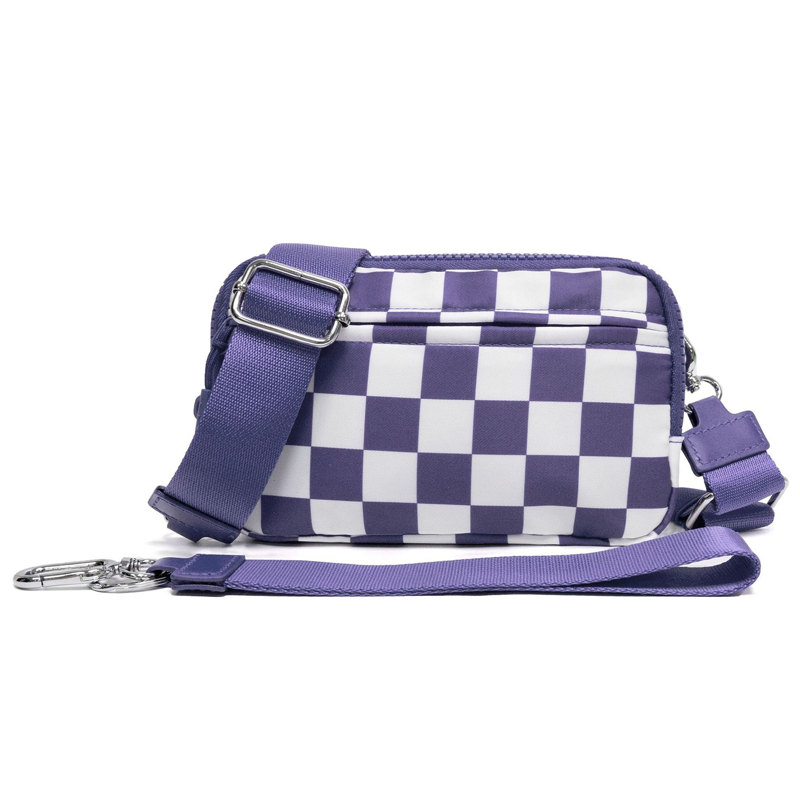 🌞Gjør våren frisk med 48 % rabatt!🎒 Unisex rutete belteveske – Allsidig å bruke som crossbody, belteveske eller håndveske