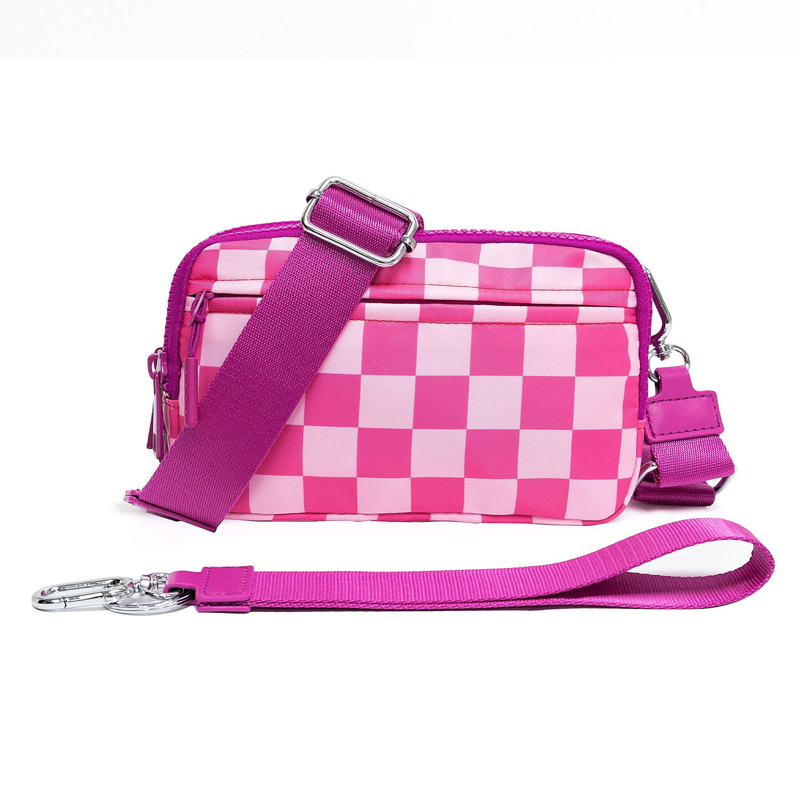 🌞Gjør våren frisk med 48 % rabatt!🎒 Unisex rutete belteveske – Allsidig å bruke som crossbody, belteveske eller håndveske