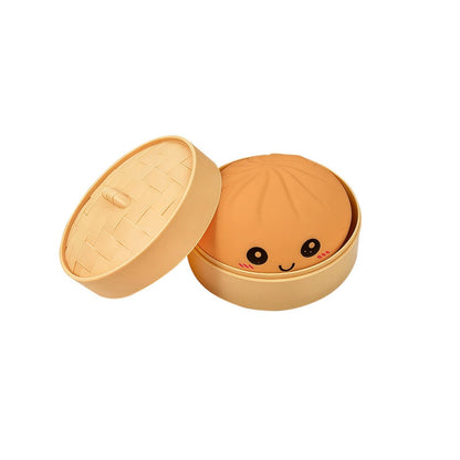 Søt dumpling-klemmeleke med dampkoker