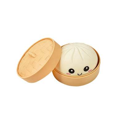 Søt dumpling-klemmeleke med dampkoker