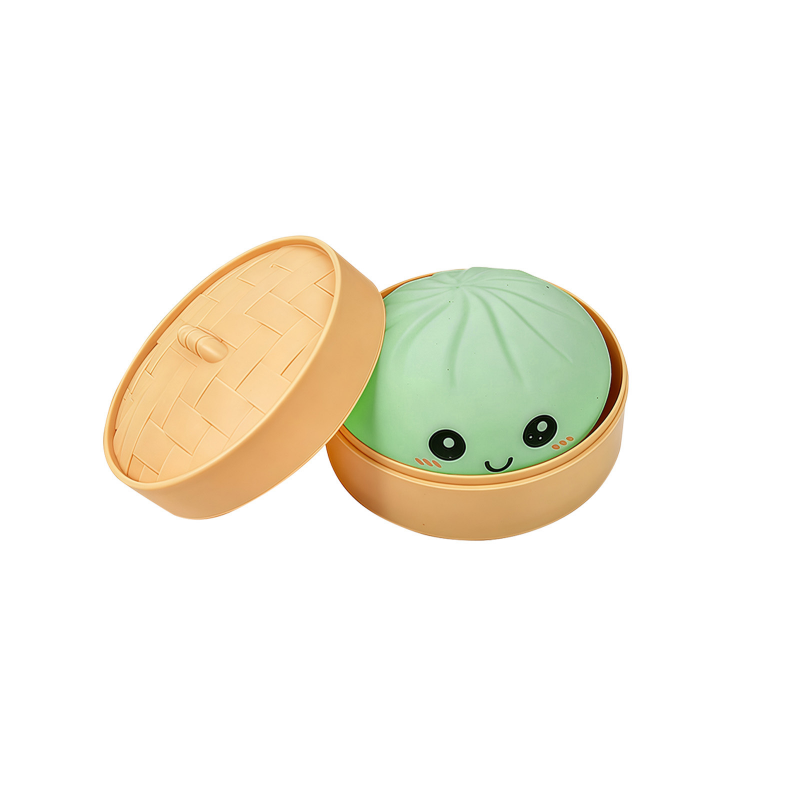 Søt dumpling-klemmeleke med dampkoker