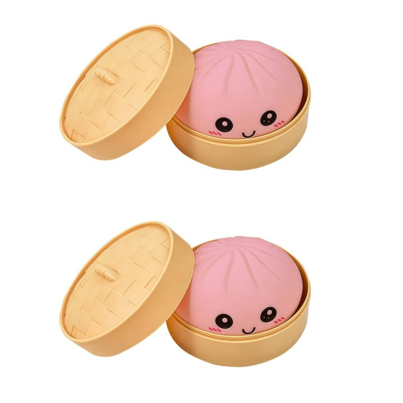 Søt dumpling-klemmeleke med dampkoker