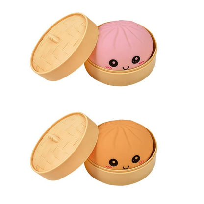 Søt dumpling-klemmeleke med dampkoker