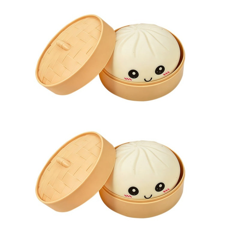 Søt dumpling-klemmeleke med dampkoker