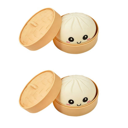 Søt dumpling-klemmeleke med dampkoker