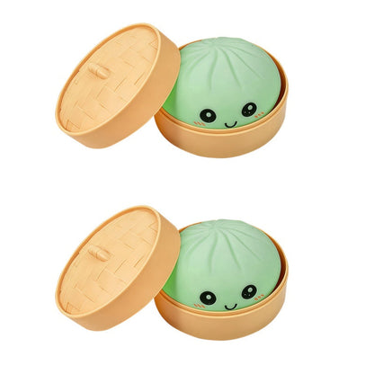 Søt dumpling-klemmeleke med dampkoker
