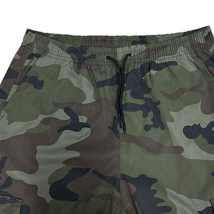 🟩 48 % RABATT 🗺️ | Camouflage-cargoshorts for menn – mange lommer og avslappet passform