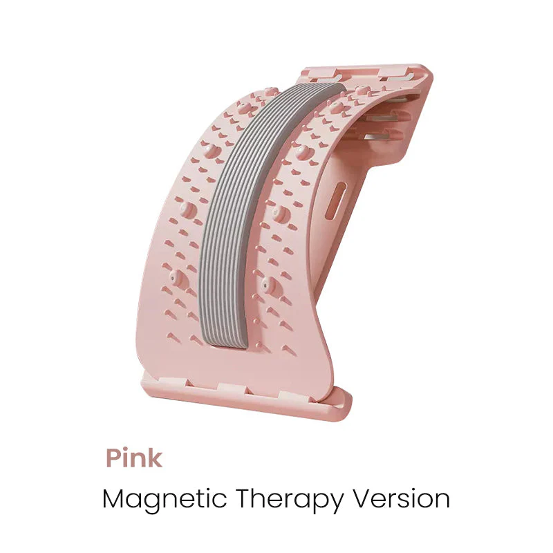 Magnetisk korsryggstrekker – akupressurmassasje, bærbar design og lindrer ryggsmerter 🧘‍♂️✨