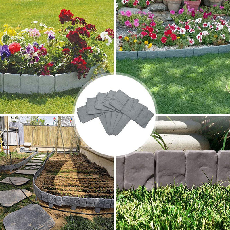 🥳2026 HOT SALG🥳💞50 000+ SOLGT!🌿✨ Hagegjerde i imitert stein – Ekte steinutseende, ingen verktøy nødvendig. Enkel å installere og utvide. Perfekt for plantebed, stier og plenkanter. En gamechanger for hagen! 🏡♻️