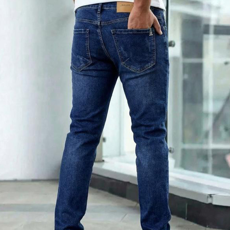 Herre moderne slim fit stretchjeans